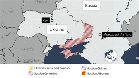 Ukraine carries out 'coordinated strikes' against military airbase .